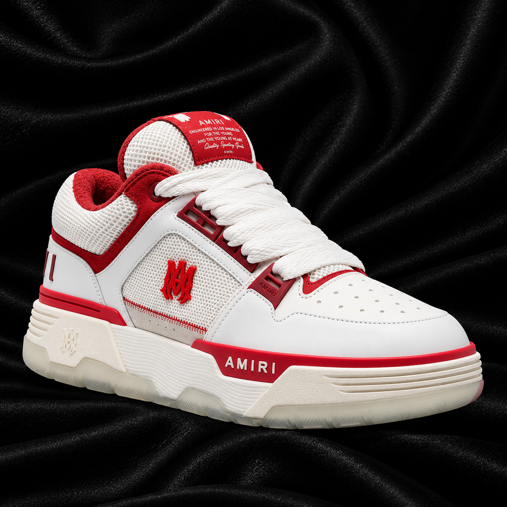 AMIRI MA-1 BLANCO ROJO