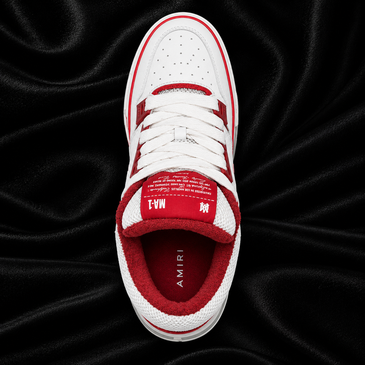 AMIRI MA-1 BLANCO ROJO