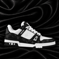 LOUIS VUITTON TRAINER BLACK WHITE
